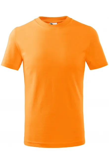 Das einfache T-Shirt der Kinder - Mandarine, 110 cm / 4 Jahre