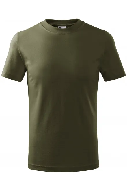 Das einfache T-Shirt der Kinder - military, 110 cm / 4 Jahre