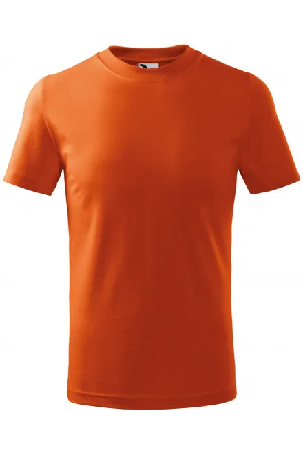 Das einfache T-Shirt der Kinder - orange, 110 cm / 4 Jahre