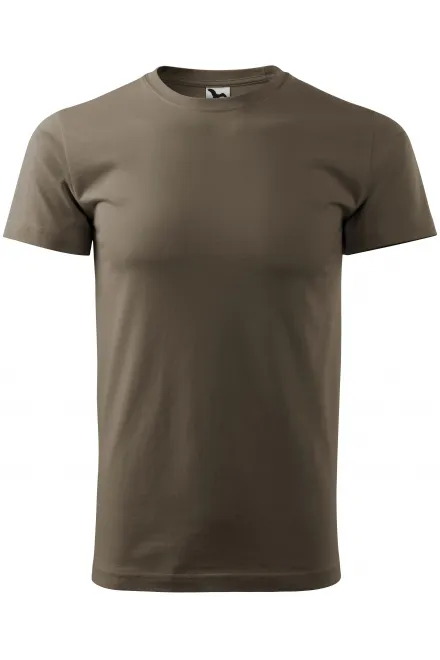 Das einfache T-Shirt der Männer - army, XS