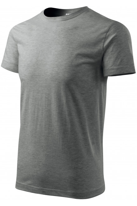 Das einfache T-Shirt der Männer, dunkelgrauer Marmor, graue T-Shirts
