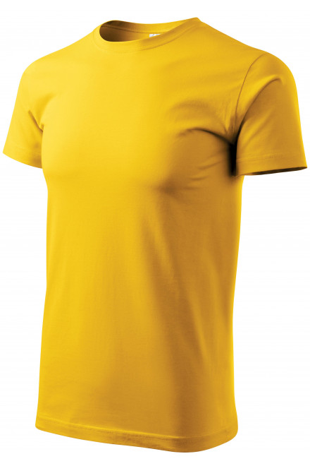 Das einfache T-Shirt der Männer, gelb, T-Shirts