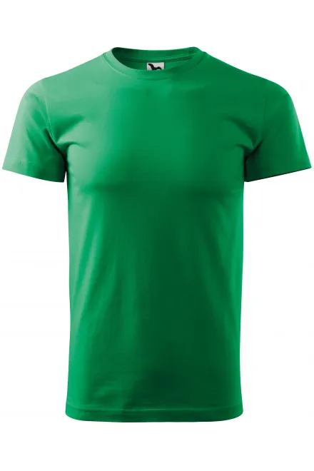 Das einfache T-Shirt der Männer - Grasgrün, XS
