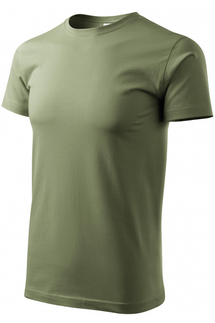 Das einfache T-Shirt der Männer, khaki, Herren-T-Shirts