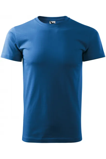 Das einfache T-Shirt der Männer - hellblau, XS