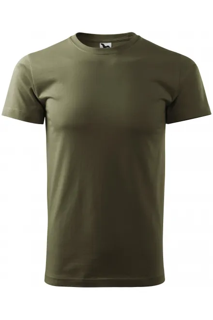 Das einfache T-Shirt der Männer - military, XS