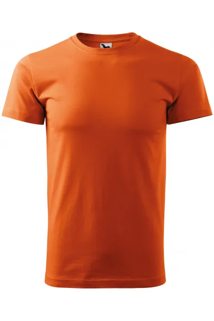 Das einfache T-Shirt der Männer - orange, XS