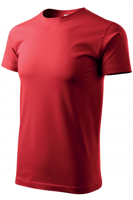 Das einfache T-Shirt der Männer, rot, Herren-T-Shirts