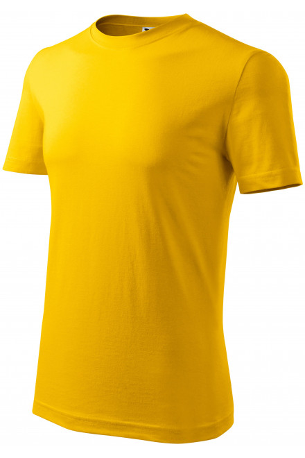 Das klassische T-Shirt der Männer, gelb, Herren-T-Shirts