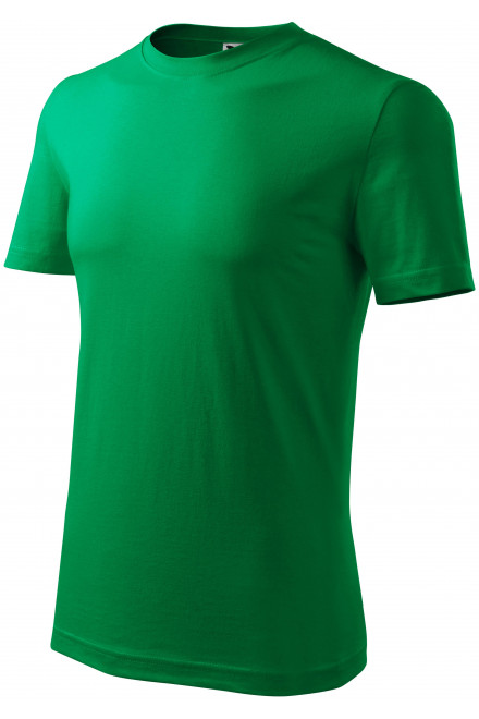 Das klassische T-Shirt der Männer, Grasgrün, grüne T-Shirts
