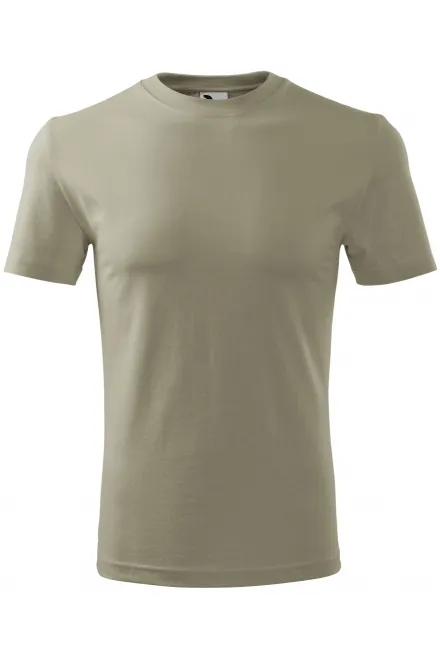 Das klassische T-Shirt der Männer - helles Khaki, S