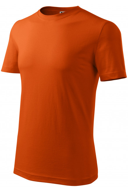 Das klassische T-Shirt der Männer, orange, Herren-T-Shirts