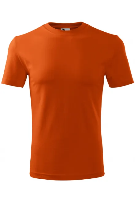 Das klassische T-Shirt der Männer - orange, S