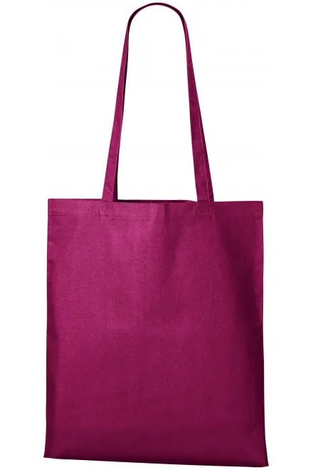 Einkaufstasche aus Baumwolle - fuchsia red, uni