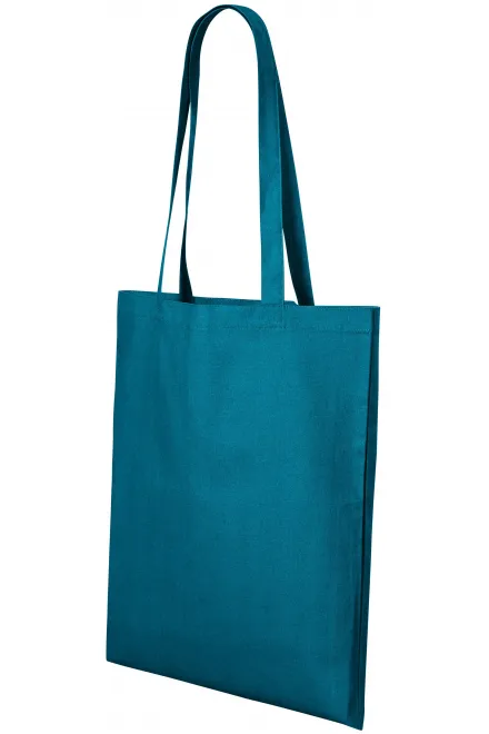 Einkaufstasche aus Baumwolle, petrol blue