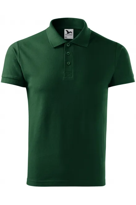 Elegantes Poloshirt für Herren - Flaschengrün, XL