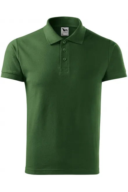 Elegantes Poloshirt für Herren - Flaschengrün, XL