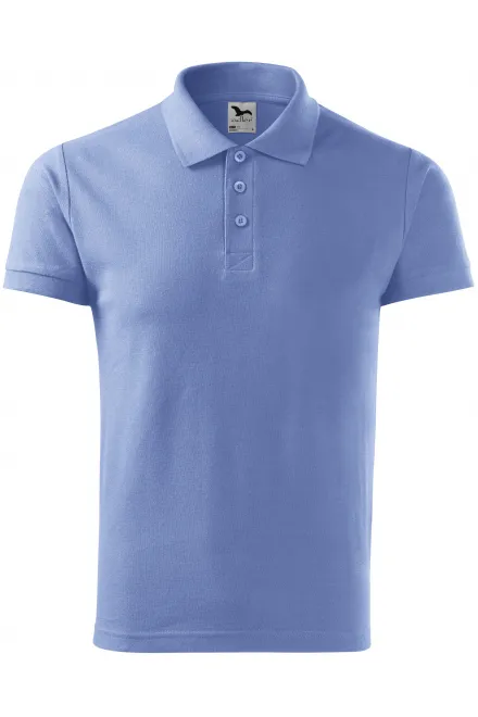 Elegantes Poloshirt für Herren - Himmelblau, XL