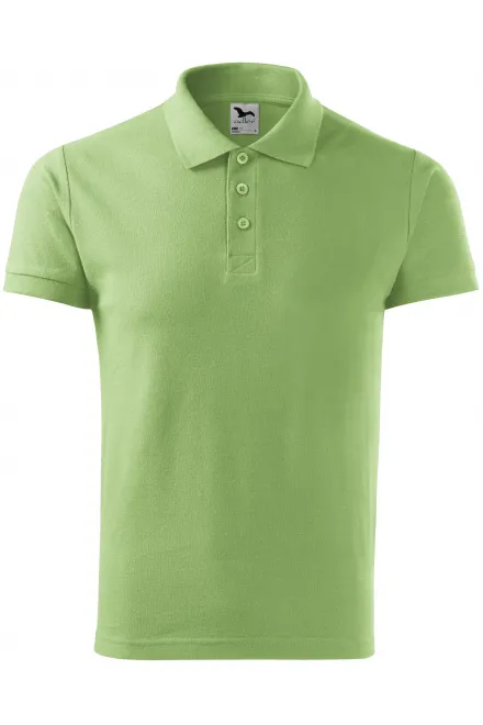Elegantes Poloshirt für Herren - erbsengrün, XL