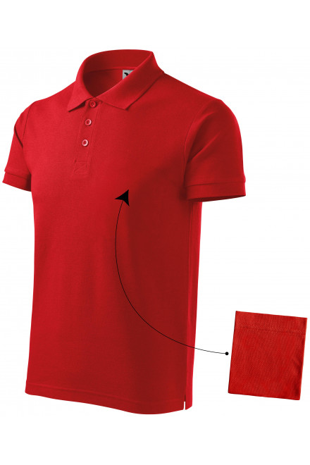 Elegantes Poloshirt für Herren, rot, Herren-T-Shirts