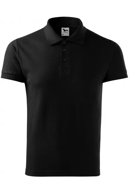 Elegantes Poloshirt für Herren - schwarz, XL