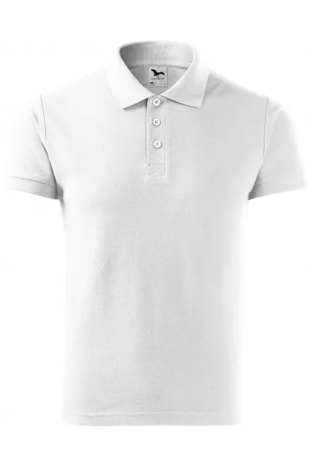 Elegantes Poloshirt für Herren - weiß, XL