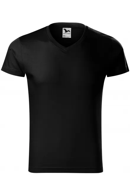Eng anliegendes Herren-T-Shirt - schwarz, S