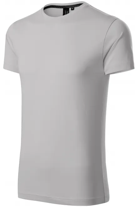 Exklusives Herren-T-Shirt, Silber grau