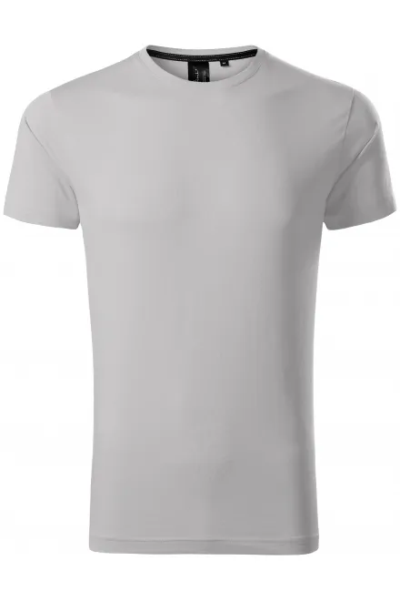 Exklusives Herren-T-Shirt - Silber grau, L