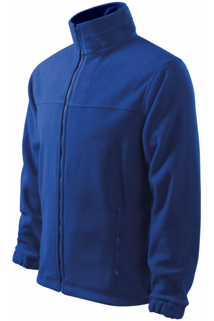 Fleecejacke für Herren, königsblau, Sweatshirts mit Reißverschluss