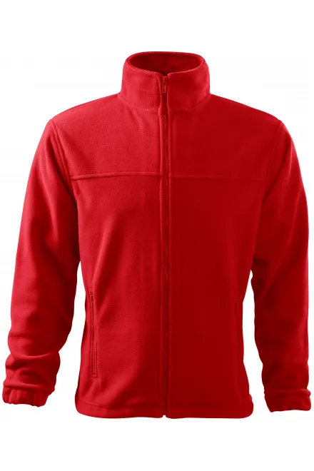Fleecejacke für Herren - rot, M
