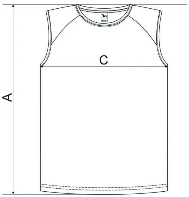 Herrentop - Maßtabelle