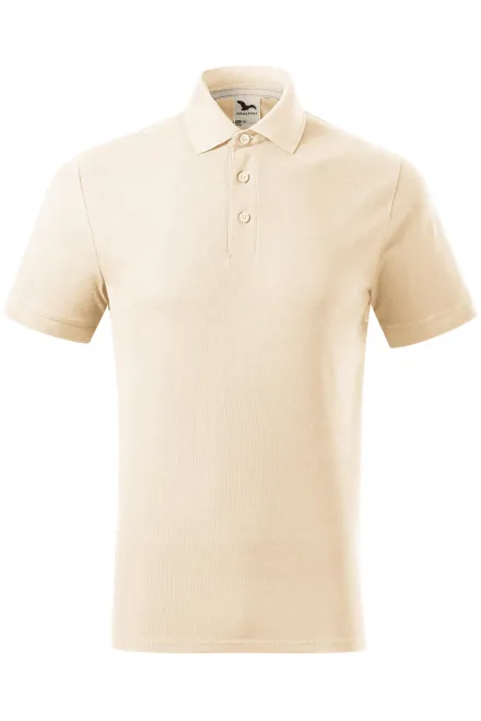 Herren-Poloshirt aus Bio-Baumwolle - mandel, XL