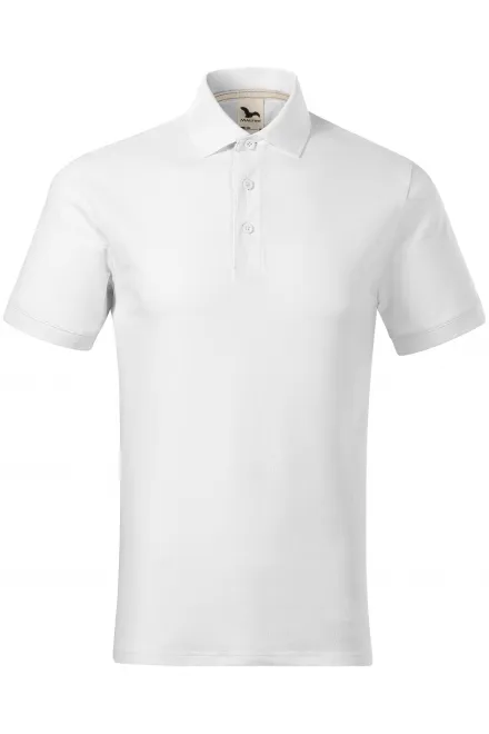 Herren-Poloshirt aus Bio-Baumwolle - weiß, XL