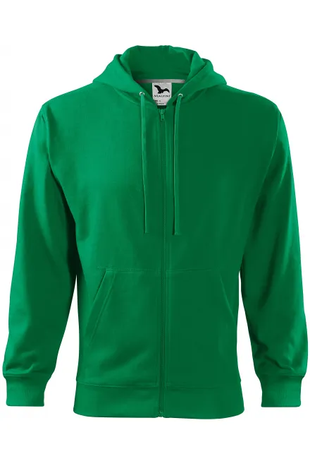 Herren Sweatshirt mit Kapuze - Grasgrün, M