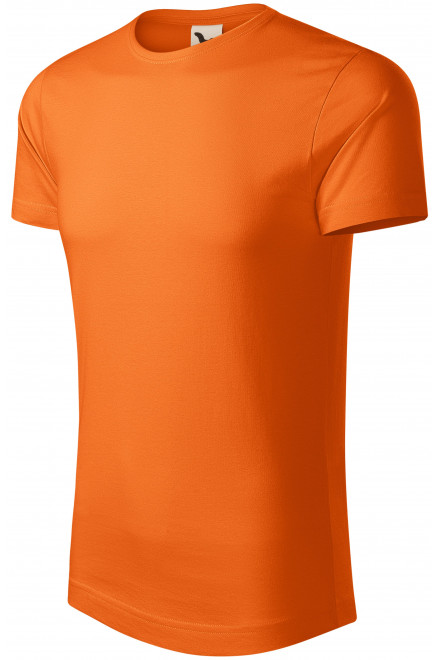 Herren T-Shirt aus Bio-Baumwolle, orange, einfarbige T-Shirts