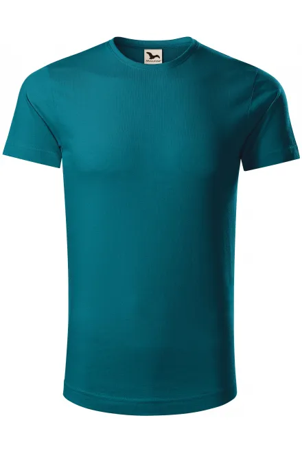 Herren T-Shirt aus Bio-Baumwolle - petrol blue, M