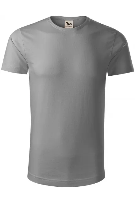 Herren T-Shirt aus Bio-Baumwolle - altes Silber, M