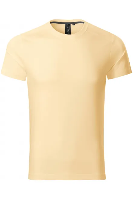Herren T-Shirt verziert - vanille, M