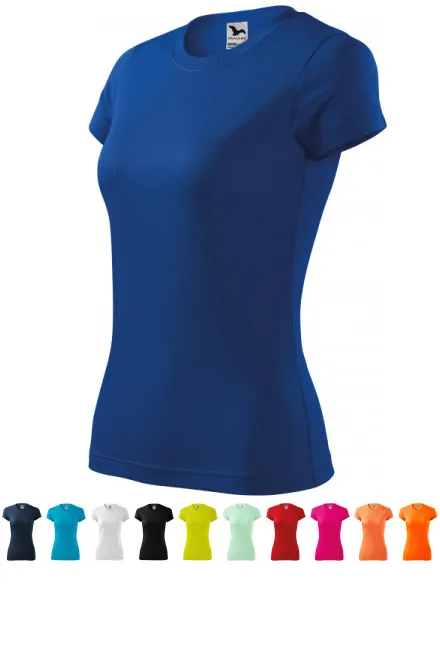 Damen Sport T-Shirt, königsblau