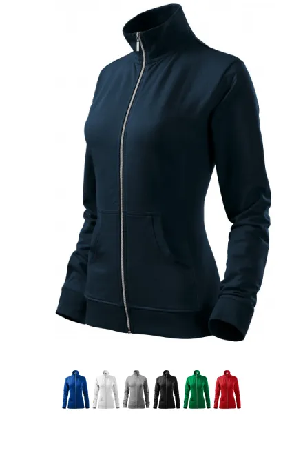 Damen Sweatshirt ohne Kapuze, dunkelblau