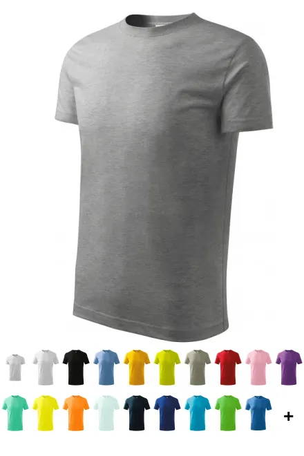 Das einfache T-Shirt der Kinder, dunkelgrauer Marmor