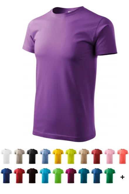 Das einfache T-Shirt der Männer, lila