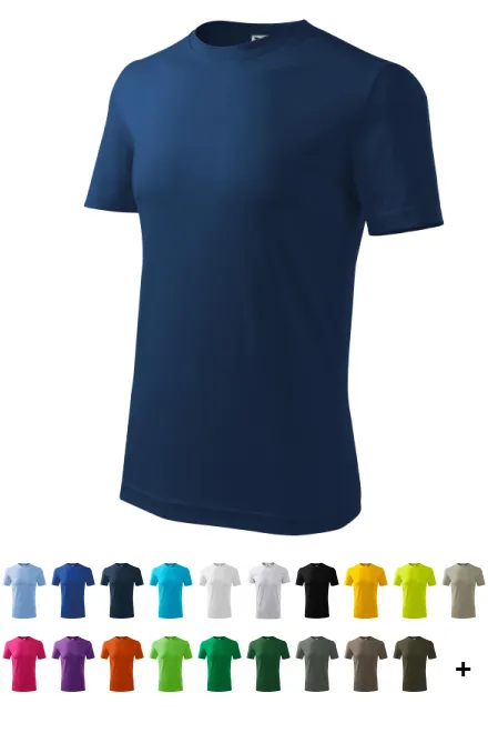 Das klassische T-Shirt der Männer, Mitternachtsblau