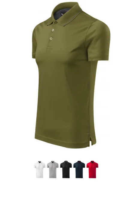 Elegantes mercerisiertes Poloshirt für Herren, Avocado