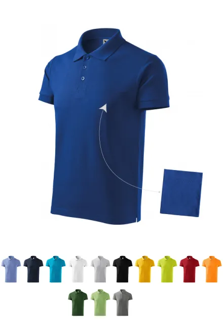 Elegantes Poloshirt für Herren, königsblau