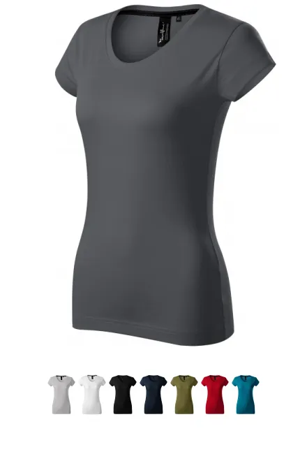 Exklusives Damen T-Shirt, hellgrau