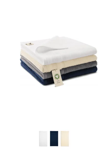 Handtuch aus Bio-Baumwolle, altes Silber