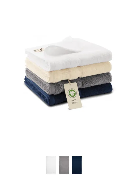 Handtuch aus Bio-Baumwolle, mandel