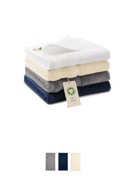 Handtuch aus Bio-Baumwolle, weiß